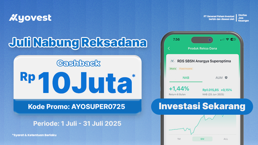 Promo Spesial untuk Investor Regular Ayovest: Bonus Investasi hingga Rp10 JUTA!