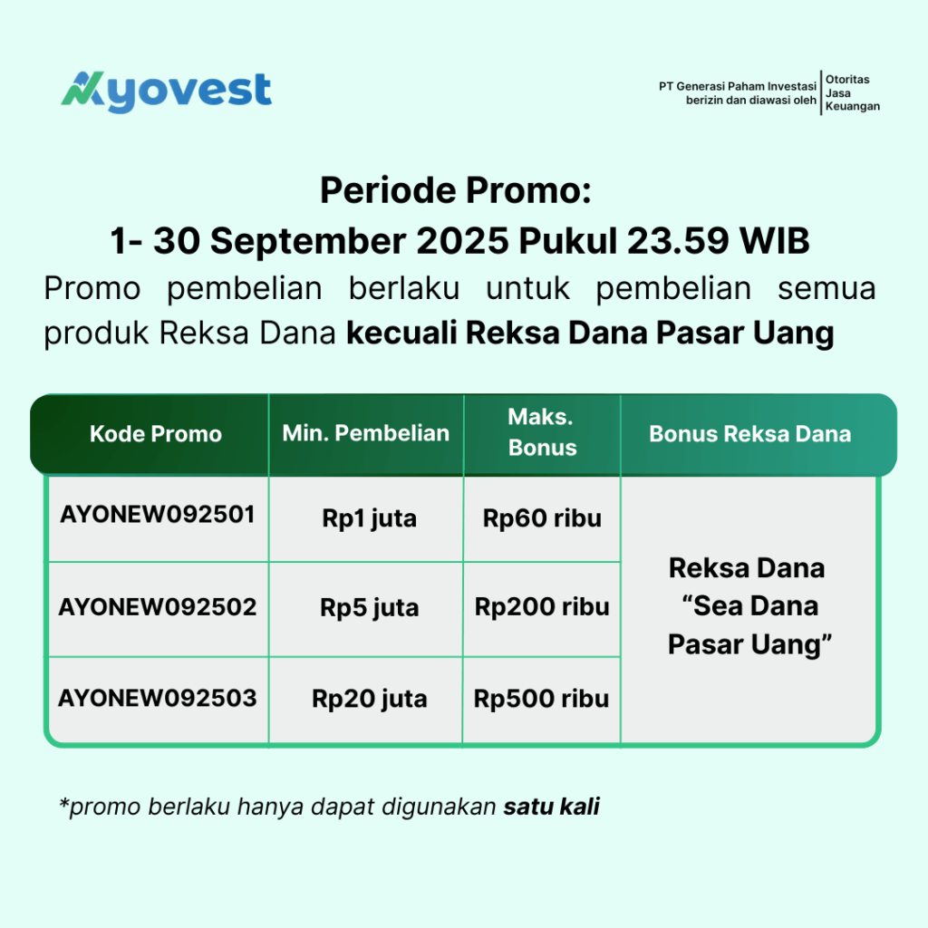 promo investor baru