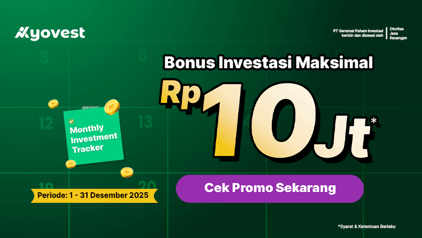 Promo Investasi Regular: Dapatkan Bonus hingga Rp10 Juta di Ayovest!