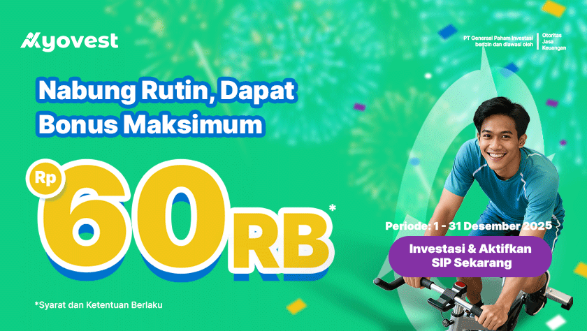 Rutin Investasi dengan Bonus Reksa Dana Rp60 Ribu di Ayovest