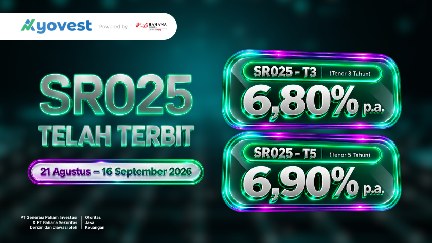 Sukuk Ritel SR025: Imbalan Tetap hingga 6,90% per Tahun